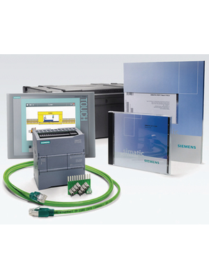 Siemens - 6AV6651-7DA01-3AA3 - Starter kit SIMATIC S7-1200 With panel KTP600 Basic colour PN 115/230 VAC, 6AV6651-7DA01-3AA3, Siemens