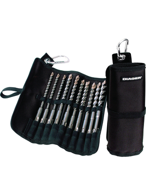 Diager - 072B. - SDS Plus hammer drill set, 072B., Diager
