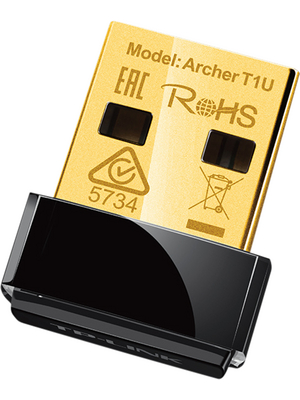 TP-Link - ARCHER T1U - WLAN Adapter USB 802.11ac/n/a/g/b 450Mbps, ARCHER T1U, TP-Link