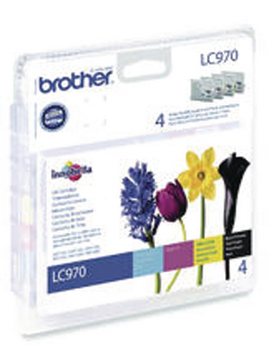 Brother - LC-970VALBP - Ink value pack LC-970VALBP Cyan / magenta / yellow / black, LC-970VALBP, Brother