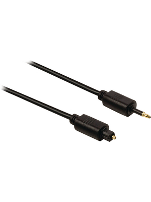 Valueline - VLAP25100B20 - Toslink audio cable 2.00 m black, VLAP25100B20, Valueline