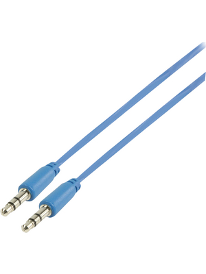 Valueline - VLMP22000L1.00 - Audio cable 1.00 m blue, VLMP22000L1.00, Valueline