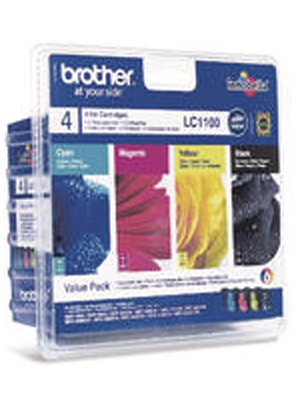 Brother - LC-1100VALBP - Ink value pack LC-1100VALBP Cyan / magenta / yellow / black, LC-1100VALBP, Brother