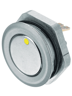 Schurter - 1241.2857 - Push-button Switch, vandal proof 19 mm 48 VDC 125 mA 1 make contact (NO), 1241.2857, Schurter