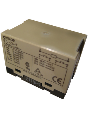 Omron Electronic Components - G7L2AP200240AC - PCB power relay, 240 VAC, 2.5 VA, G7L2AP200240AC, Omron Electronic Components