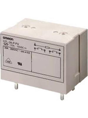 Omron Industrial Automation - G7L2APPV12DC - PCB power relay 12 VDC 2.3 W, G7L2APPV12DC, Omron Industrial Automation