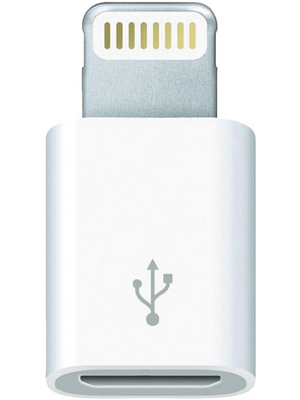 Apple - MD820ZM/A - Adapter Lightning Connector -> Micro USB white, MD820ZM/A, Apple