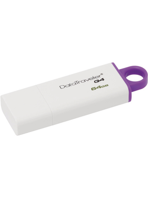 Kingston Shop - DTIG4/64GB - USB Stick DataTraveler G4 64 GB purple/white, DTIG4/64GB, Kingston Shop