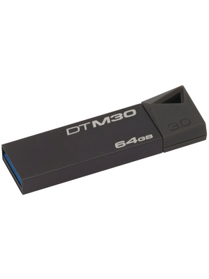 Kingston Shop - DTM30/64GB - USB Stick DataTraveler mini 3.0 64 GB anthracite, DTM30/64GB, Kingston Shop