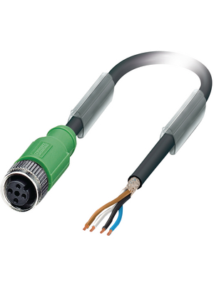 Phoenix Contact - SAC-4P- 1,5-PUR/M12FS SH - Actuator/sensor-cable M12 Socket Open 1.50 m, SAC-4P- 1,5-PUR/M12FS SH, Phoenix Contact