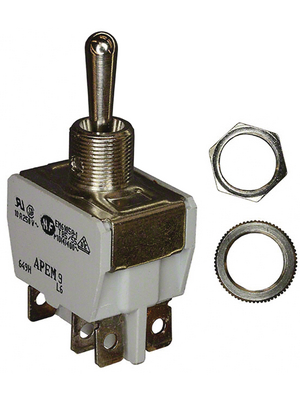 Apem - 649H/2 - Industrial toggle switch on-off-on 2P, 649H/2, Apem