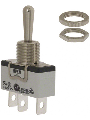Apem - 638H/2 - Industrial toggle switch on-off-(on) 1P, 638H/2, Apem