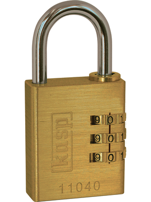 Kasp - K11030D - Brass Combination Lock 30 mm, K11030D, Kasp