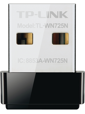 TP-Link - TL-WN725N - WLAN Nano USB adapter 802.11n/g/b 150Mbps, TL-WN725N, TP-Link