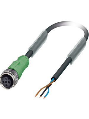 Phoenix Contact - SAC-3P- 5,0-PUR/M12FS - Actuator/sensor-cable M12 Socket Open 5.00 m, SAC-3P- 5,0-PUR/M12FS, Phoenix Contact