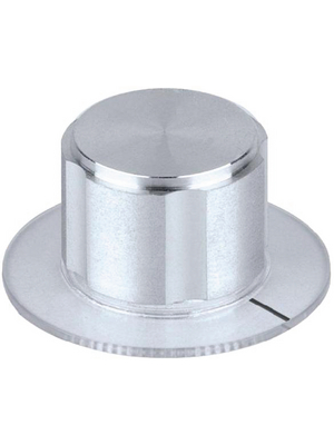 Mentor - 5572.6110 - Rotary knob with disc aluminium 20 mm, 5572.6110, Mentor