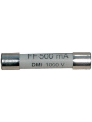 Staeubli Electrical Connectors - DMI-0,5A - High power fuse, 6.3 x 32 mm: 0.5 A super fast-blow, DMI-0,5A, St?ubli Electrical Connectors
