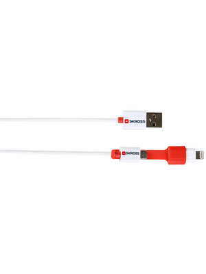 SKross - 2.700200 - 2-in-1 USB 2.0 cable 1.00 m white, 2.700200, SKross