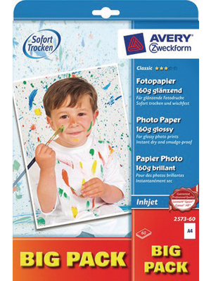 Avery Zweckform - 2573-60 - Zweckform Inkjet photo paper A4, 2573-60, Avery Zweckform