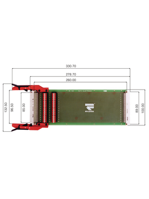 Roth Elektronik - RE920C64/2LF - Extender card, 64-pin, RE920C64/2LF, Roth Elektronik