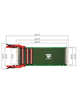 Roth Elektronik - RE960C96/2LF - Extender card, 96-pin, RE960C96/2LF, Roth Elektronik