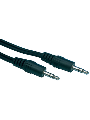 Valueline - CABLE-404/5 - Audio cable 5.00 m black, CABLE-404/5, Valueline