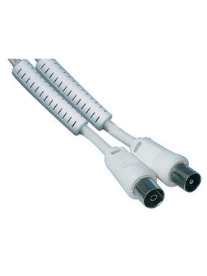 Valueline - CX100 10.0 - Coaxial aerial cable 10.0 m IEC-Plug / IEC-Socket, CX100 10.0, Valueline