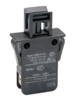 Burgess - XTD22AZ1 - Safety Switch IP40 15 A Plunger N/A, XTD22AZ1, Burgess