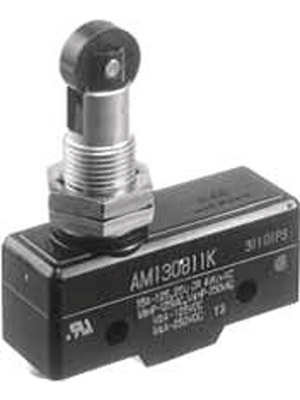 Panasonic - AM130811F - Micro switch 3 AAC Roller plunger N/A 1 change-over (CO), AM130811F, Panasonic