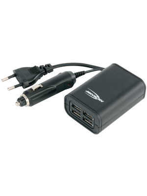 Ansmann - 5211013 - Charger, Quattro USB, 5 VDC, 5211013, Ansmann