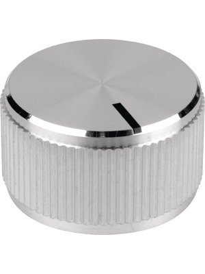 Mentor - 5554.6612 - Rotary knob with line aluminium 24 mm, 5554.6612, Mentor
