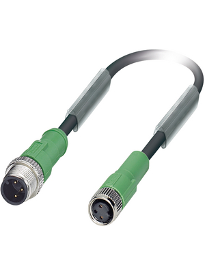 Phoenix Contact - SAC-3P-M12MS/1,5-PUR/M 8FS - Sensor cable M12 Plug M8 Socket 1.50 m, SAC-3P-M12MS/1,5-PUR/M 8FS, Phoenix Contact