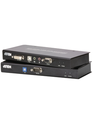 Aten - CE600 - KVM Extender, DVI SL, USB, audio, RS232 60 m, CE600, Aten