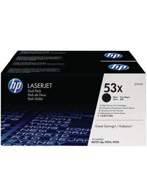 Hewlett Packard (DAT) - Q7553XD - Toner HY duopack 53X black, Q7553XD, Hewlett Packard (DAT)