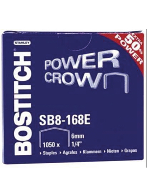Bostitch - SB8-168E - BOSTITCH paper clip SB-8 6 mm, SB8-168E, Bostitch