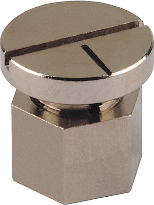 Mentor - 516.4 - Rotary knob brass / nickel-plated 10 mm, 516.4, Mentor