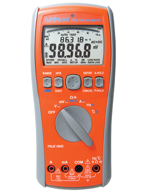 Appa - APPA 503 - Multimeter digital TRMS AC+DC 40000 digits 1000 VAC 1000 VDC 10 ADC, APPA 503, Appa