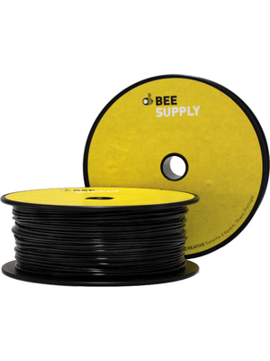 BEEVERYCREATIVE - CBA110302 - 3D Printer Filament PLA black 330 g, CBA110302, BEEVERYCREATIVE