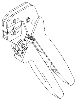 TE Connectivity - 58433-4 - Crimping tool, 58433-4, TE Connectivity