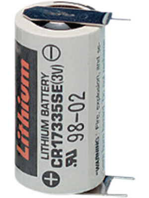 FDK - CR17335SE-FT1 - Lithium battery 3 V 1800 mAh CR17335, 2/3A, CR17335SE-FT1, FDK