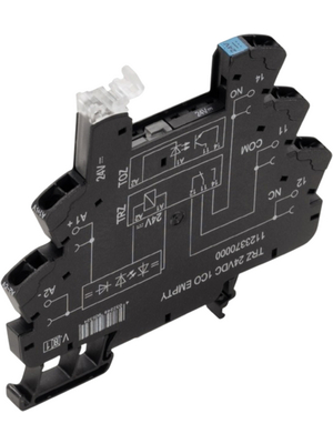 Weidmller - TRZ 120VAC RC 1CO EMPTY - Relay socket, TRZ 120VAC RC 1CO EMPTY, Weidmller