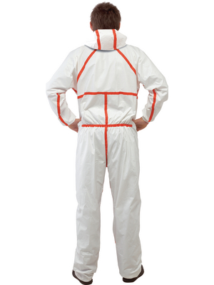 3M - 4565L - Protective overall red on white L, 4565L, 3M
