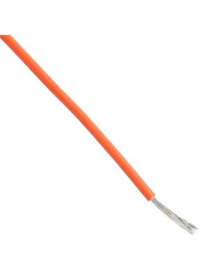Alpha Wire - 2924 OR - Hook-Up Wire ThermoThin, 0.24 mm2, orange Nickel-plated copper ECA Fluoropolymer, 2924 OR, Alpha Wire