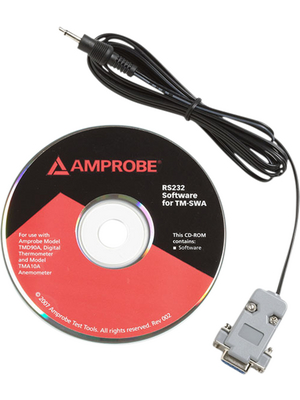 Amprobe - TM-SWA - Software and RS232 connection cable, TM-SWA, Amprobe