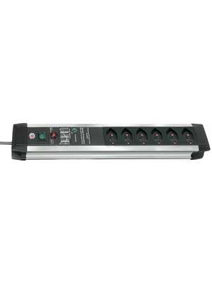 Brennenstuhl - 1391002604 - Outlet strip, 1 Switch / Over Voltage Protection, 6xType 13, 3 m, Type 12, 1391002604, Brennenstuhl