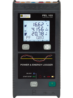 Chauvin Arnoux - PEL103 MA193 - Power and energy logger 1000 VAC 10000 A, PEL103 MA193, Chauvin Arnoux