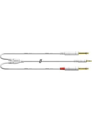 Cordial - CFY 1.5 WPP-SNOW - Y-Adapter Cable, CFY 1.5 WPP-SNOW, Cordial