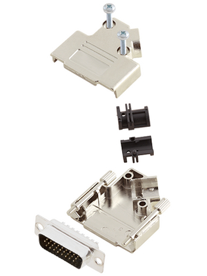 Encitech Connectors - D45PK-M-15-HDP26-K - D-Sub HD connector kit 26P, D45PK-M-15-HDP26-K, Encitech Connectors