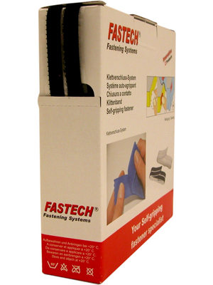 Fastech - B10-SKL999910 - Self-adhesive hook-and-loop fasteners black 5.0 m x10 mm, B10-SKL999910, Fastech