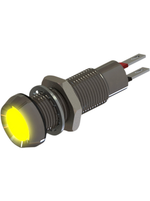 Marl - 508-521-22 - LED Indicator, yellow, 24...28 VDC, 20 mA, 508-521-22, Marl